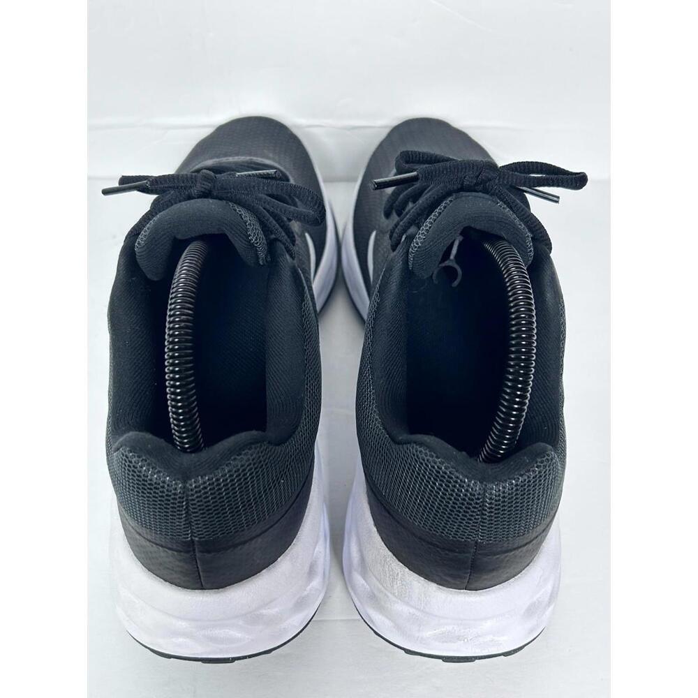 Nike Revolution 6 Womens Running Sneaker Shoe 10 Black White Lace-Up DC3729-003 - Picture 9 of 14